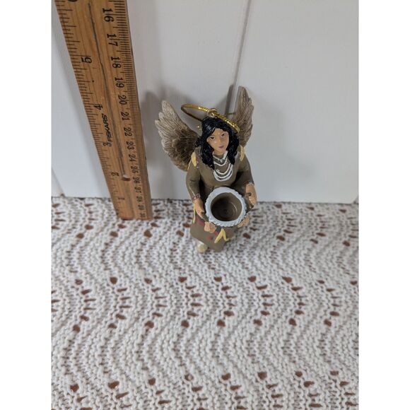 Pocahontas/Sacagawea Christmas Ornament, Native American Angel - Picture 6 of 6
